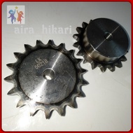 Sprocket RS 50-18T single. Brand LK. RS50 18T