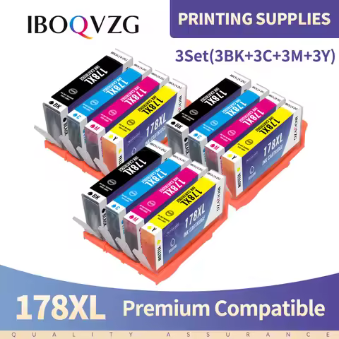 Full Ink Cartridge 178 For HP 178XL Compatible For HP Printer Photosmart B8550 B8553 C5324 C5370 C53