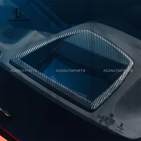 Dry Carbon Fiber Head Up Display Trim Cover For BMW M2 G87 M3 G80 M4 G82 G20 G22