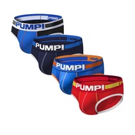 CMENIN PUMP 4Pcs ขายร้อนกางเกงผ้าฝ้าย Jockstrap กางเกงในชายต่ำเอวชายชุดชั้นในชายกางเกงชุดชั้นใน