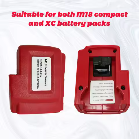 For Milwaukee 49-24-2371 M18 USB Power Charger Adaptor Heated 15-21V Jackets Power Source 18V Li-ion