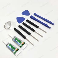 Set of 9 phone repair tools with 2 tubes of Relife CP-0001/CP-0002 glue (3ml) | Apple Beauty Tools