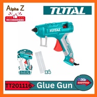 TOTAL Glue Gun (20W-150W/11.2mm/Gluing Capacity 15-20g/Min) [Free Glue Sticks 4 Pcs] TT201116