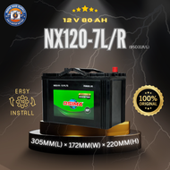 OSIMA 95D31R / 95D31L NX120-7/L Car Battery | Bateri Kereta | Toyota Hilux 4x4 Isuzu Mitsubishi