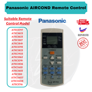 Ready Stock!!! Panasonic Replacement AIRCOND Remote Control (White)
