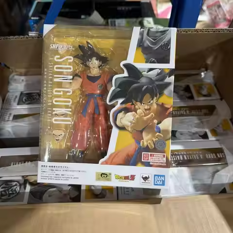 Original TAMASHII NATIONS STORE BANDAI S.H.Figuarts Super Saiyan Goku Z Warriors SHF Son Goku Dragon