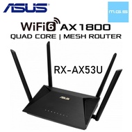 Asus RT-AX53U AX1800 WiFi-6 Router MU-MIMO, OFDMA-Technologie, AiProtection, 3x Gigabit-LAN]