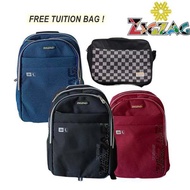 ZIGZAG 9036 Series Backcare Support Backpack (New 2024) or Beg Sekolah Jenama ZIGZAG Terbaru 2023 OR