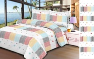 [BIG SALE 6.6 !!] SET SPREI MOTIF TERBARU AESTETIC KOREAN BAHAN DISPRES CLOUDY GREY|CLOUDY PINK|FLOR