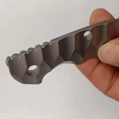 1PC TC4 Titanium alloy Knife Handle Scales for Rick Hinderer Knives XM18 3.5 Wavy Pattern