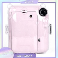 KLL 1PC sáng bóng Pha Lê Trường hợp máy ảnh cho Instax mini 12 trong suốt long lanh Bìa Bag với dây