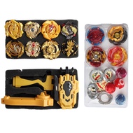 12PCS Beyblade Gold Burst Set Spinning With Grip Launcher+Portable Box Case Toys