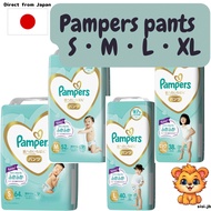 【Direct from Japan】Pampers Premium Care Baby Diapers Pants/Super Jumbo Carton Deal Diaper 4-pack (S/M/L/XL) Made in Japan