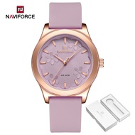 NAVIFORCE 5051 Flower Dial Fashion Simple Women's Watch