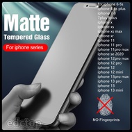 1pcs frosted matte protective glass for iphone 13 pro max 12 11 mini 6 7 8 plus iphone13 screen protector film