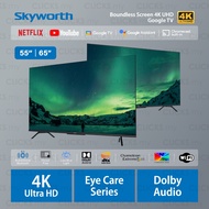 Skyworth 55" | 65" Inch Google TV Eye Care Series UHD 4K LED Youtube Netflix 55SUE7600 | 65SUE7600