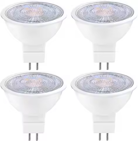 4x 5W LED MR16 GU5.3 Spotlight Bulb 12V AC DC 50W Halogen Equivalent Bi-Pin Flood Track Recessed Dow