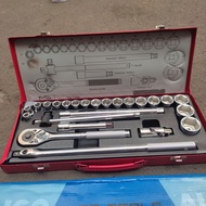 AIGO Socket Wrench set 24 pcs Sock Wrench set 1/ 2" 12 pt and 6pt
