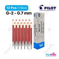 Pilot G2 Pen Refill Ink 0.5/0.7/1.0m /M&G G-5i/G-7i Gel Pen Refillable Black Blue Red Color (1 Box)