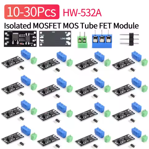 10-30Pcs HW-532A D4184 Isolated MOSFET MOS Tube FET Module FET Module Replacement Relay Board for Mo