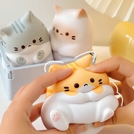 [Bro Mart]Cartoon Cat Squishy Toy Stress-Relief Soft Squeeze Toy Decompression Toy Animal Healing Stress Creative PU Cat