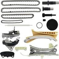 KUSATEC 9-0389SX Timing Chain Kit w/Chain Tensioner Guide Rail Sprocket fit for Ford Explorer 97-10/