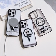 Magnetic Trend Karl phone cases for iphone 16 Pro Max 15Plus 14Plus 15 Pro Max 14 Pro Max i14 13 Pro