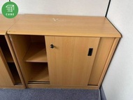 矮身趟門櫃 收納矮櫃 儲物櫃 資料櫃 文件櫃 木質 全新/二手 品牌企業辦公專用 雜物文具檔案整理櫃 節省空間辦公室儲物櫃 二手辦公收納神器 櫸木色 胡桃木色 紅木色 灰色 白色 【立方傢俬】專營買賣