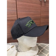 NE 9 Forty A NE Big Cap Jepun Black Logo Green Outline Black Cap Baseball Cap Snapback Adjustable