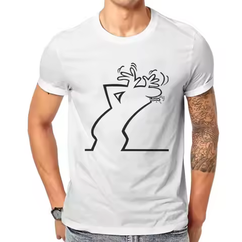 Larinna Rina Oswaldo Cavadoli TV Premium Men's Summer Men's and Women's Fashion Casual Print T-Shirt