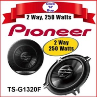 Pioneer TS-G1320F Car Speakers. 2 Way. 250 Watts. 13 cm. Consists of 1 pair of speakers. 88 dB Sensitivity. Original.