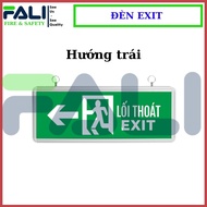 Đèn exit 2 mặt chỉ hướng đèn chỉ dẫn thoát hiểm có tem kiểm định PCCC