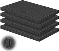 ToLanbbt 4P Pick and Pluck Pre Cubed Foams, 16 x 12 x 1 in Customizable Pick Apart Foams Polyurethan