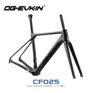 OG-EVKIN Carbon Road Bike Frame Disc Brake Bicycle Frame BB86 700x28C 12x100/12x142 Di2