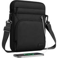 MoKo 15.6 Inch Laptop Sleeve Bag with Shoulder and Headphone Port,Fits 15.3" MacBook Air M2/M3,15.4"