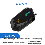 id221 MOTO A2 PRO Bluetooth Helmet Headset (A2 Plus Upgrade)