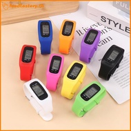 FTY  LED Pedometer Bracelet Step Counter Watch 12/24H Time Display Step Counter Watch Silicone Step 