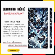 Samsung S22/S23/S24Ultra/Fold4/5/6/A43/A54/A55/A73 3M Tatto Skin Sticker |SK_TT002| Detailed CNC Cut