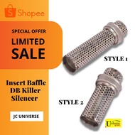 Unive51mm Motorcycle Akrapovic Exhaust Silencersal Inlet SC Project Muffler Removable DB Killer Nois