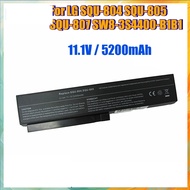 Black 6 Cells Laptop Battery for LG SQU-804 SQU-805 SQU-807 SQU-904 SW8-3S4400-B1B1 916C7830F EAC347