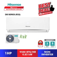 [FREE SHIPPING] Hisense Non Inverter Aircond DB Series (R32) AN10DBG / AN13DBG1 / AN20DBG / AN25DBG (1HP / 1.5HP / 2HP / 2.5HP) Air Conditioner