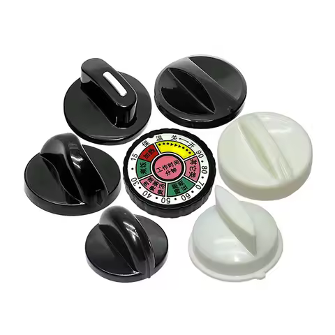 1pc Microwave Oven Rotary Knob Timer Plastic Control Switch For Media Universal Microwave Oven Spool