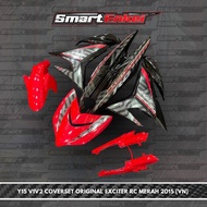 ORIGINAL - Y15 COVERSET V1/V2 EXCITER RC2015 MERAH ORI VIETNAM