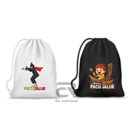 BJS - PACU JALAN DRAWSTRING BAG STRING BAG NEWEST CHILDREN'S BAG CHARACTER AURA FARMING PACU JALAN