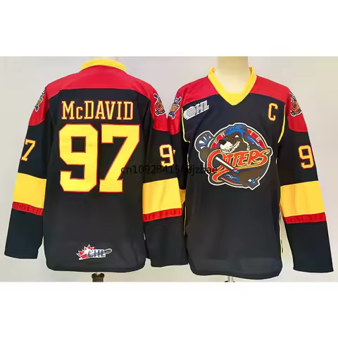 Connor McDavid Jersey 97 Canada Edmonton Ice Hockey Jerseys Sport Sweater All Stitched Letters Numbe