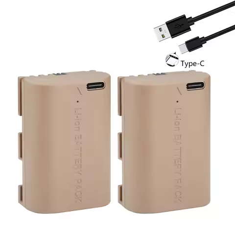 LP-E6NH Rechargeable Battery with Type-C Input for Canon EOS R R5 R6 90D 60D 70D 80D 5D IV 6D 7D mar