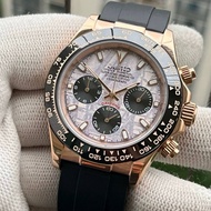 Seiko Mod Daytona Oyster Flex Rose Gold