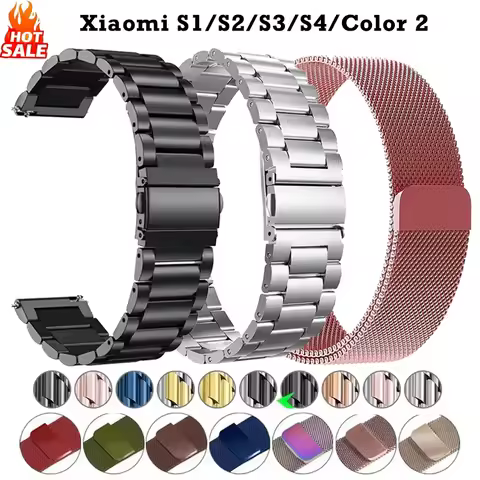 Milanese Strap For Xiaomi Watch 2 Pro Mi Watch Color 2 Stainless Steel Band For Xiaomi Watch S4 S3 S