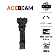 Đèn pin tác chiến ACEBEAM L35 2.0 độ sáng 5000 lumen tầm chiếu xa 650m pin 21700 5000mAh công tắc ké