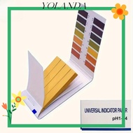 YOLAN 80 Strips/pack Professional PH Test Strips, with Control Card Indicator Paper Litmus Tester Pa